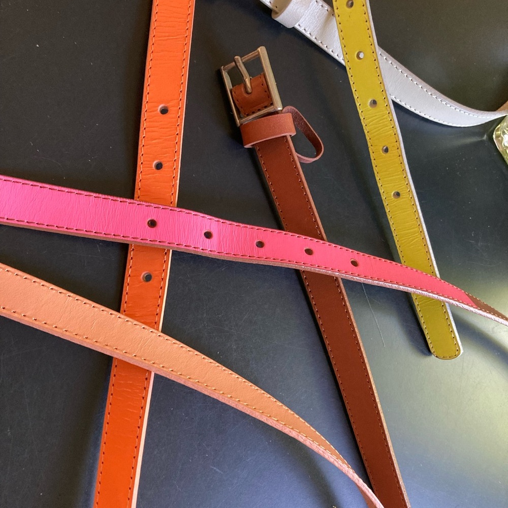 Business/Dress up ladies! As cute as it gets! set of 3 size S 2-tone belts